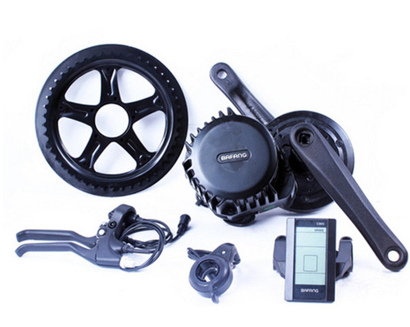 48v 1000w Mid Mounted Electric Bike Motor , Electric Motor Kits For Bicycles