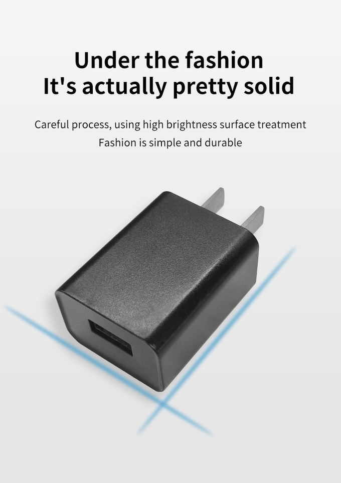 5V 0.6A Universal USB Wall Charger 100V - 240V Input Voltage