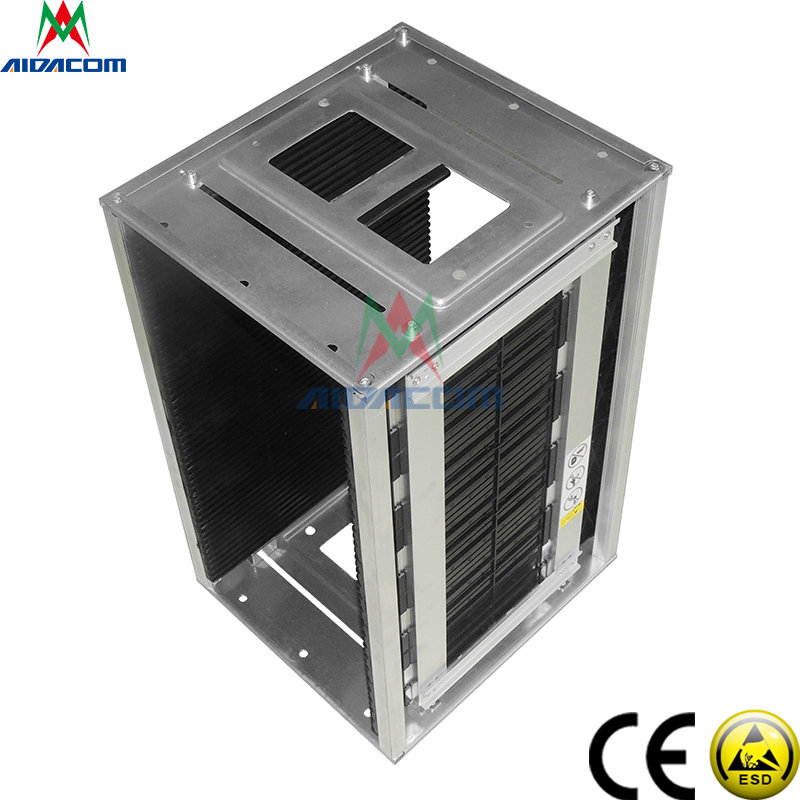 Static Dissipative 80 Degree 563mm Height SMT Magazine Rack