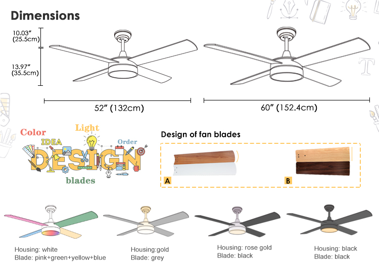 led ceiling fan