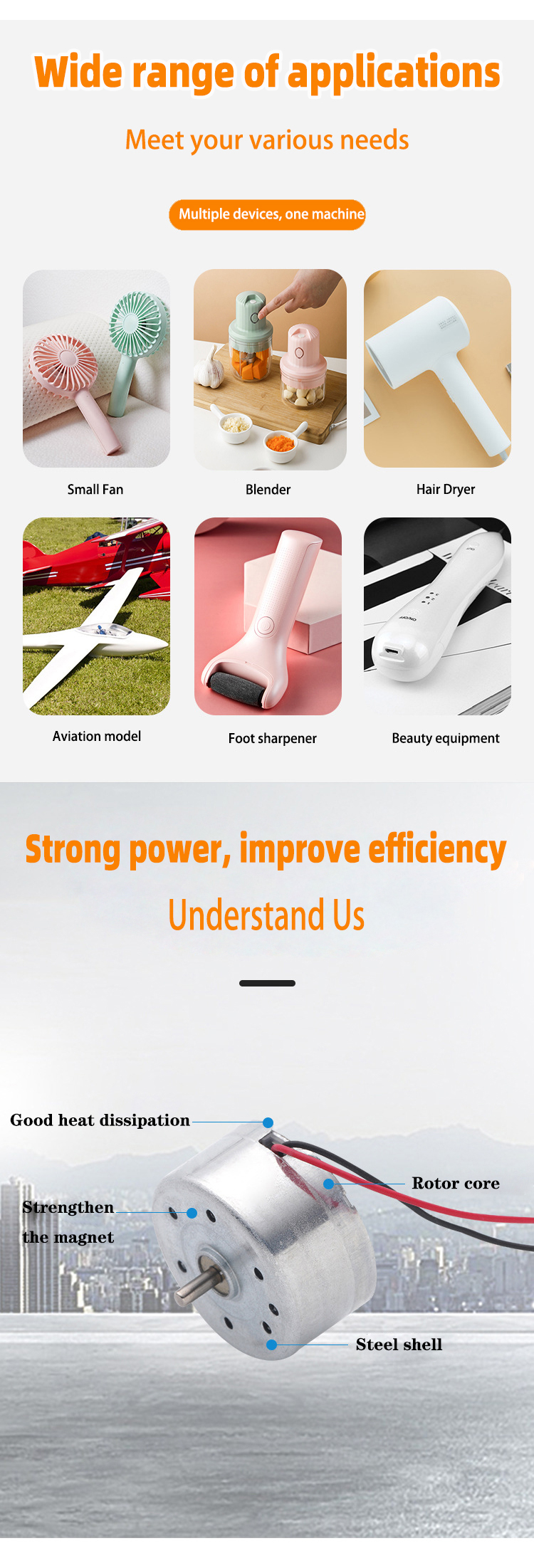24mm 3V 1.5V Micro Brushed Dc Motor 4000RPM For Home Application