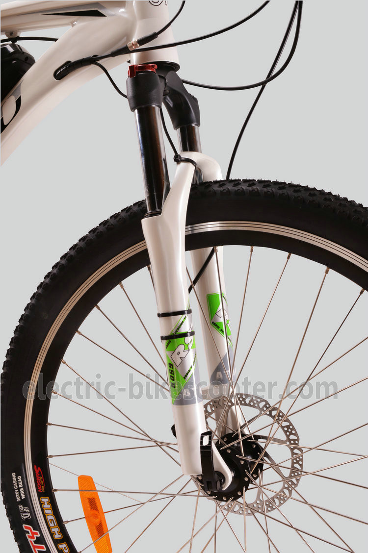 7 Speed 27.5" Electric Mountain Bicycle , 36V 10.4Ah Battery Operated Mountain Bikes