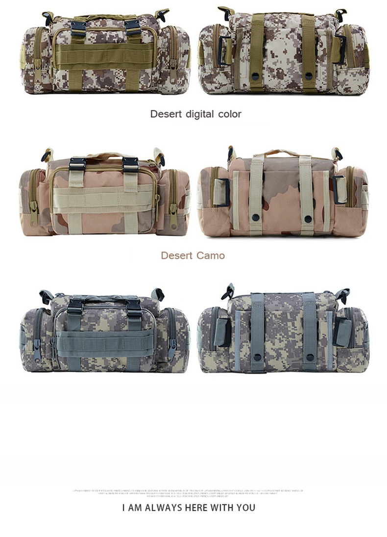 Traveling Camping Hiking Trekking Essential Durable Green Rucksack Backpack Molle Pack