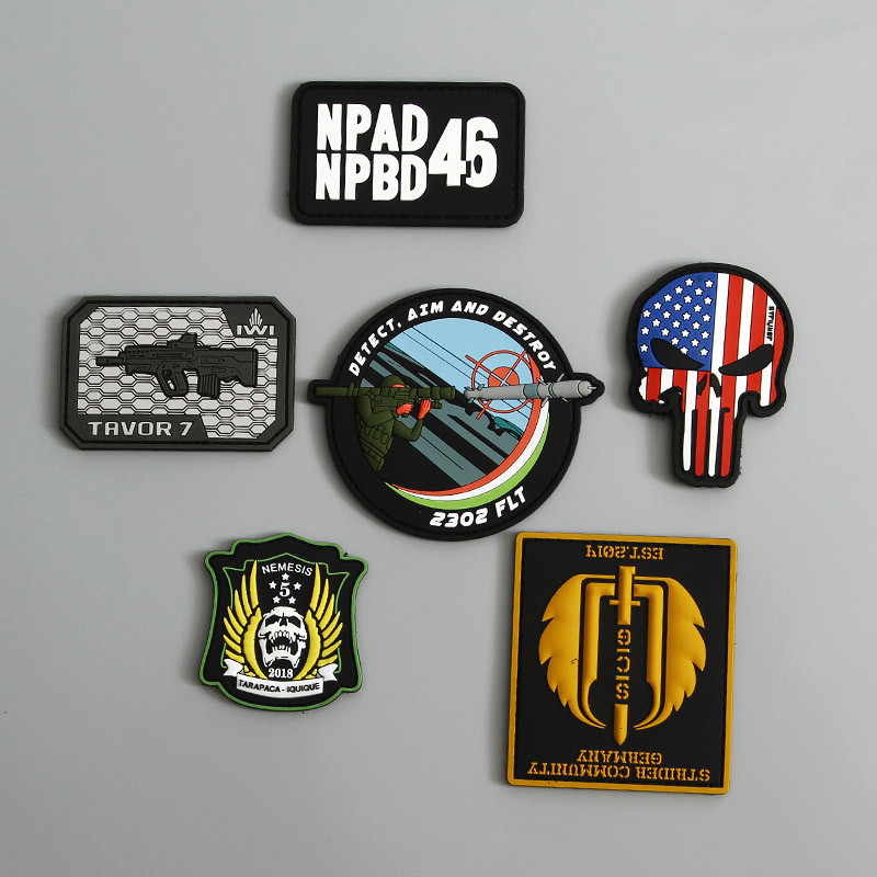 Tactical Morale Custom Reflective Velcro Patches IR 2 Inch Size