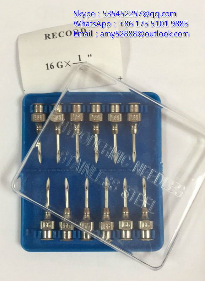 Veterinary Stainless Steel Needle, Veterinary Hypodermic Injection Needle, Luer Lock Syringe Veterianry Needle