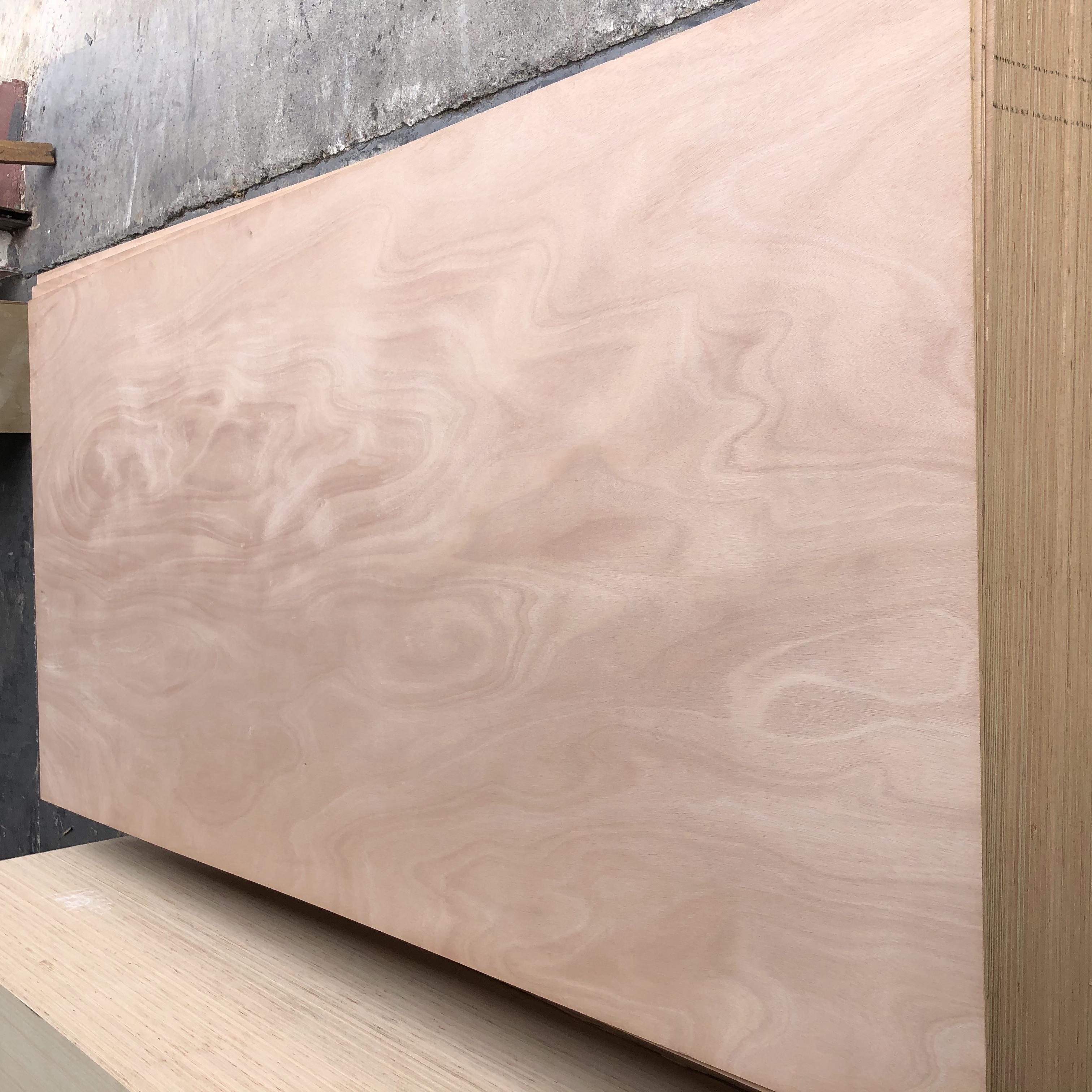 Factory Direct Sales Plywood Okoume 6mm 9mm 18mm Plywood Sheets Okoume Laminated Plywoods Board 18mm for Construction