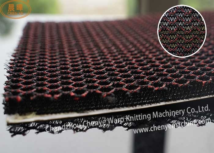 Double Needle Bar Raschel Machine Can Make 3Ply Spacer Fabric