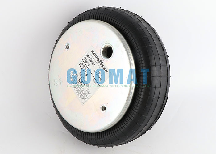 1B12-318 Goodyear Industrial Air Spring 336mm Max.Diameter Aluminum Plate Air Isolator