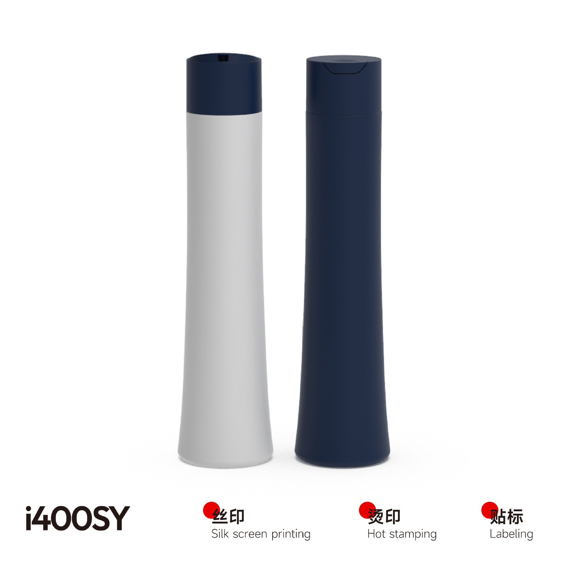 Anti Leakage Skin Care Packaging Disc Cap Bottle 400ml Shampoo Dispenser Bottle