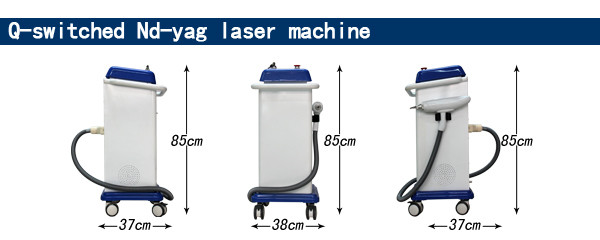 Professional medical tattoo removal laser 1064nm & 532nm Q switch nd yag laser parts