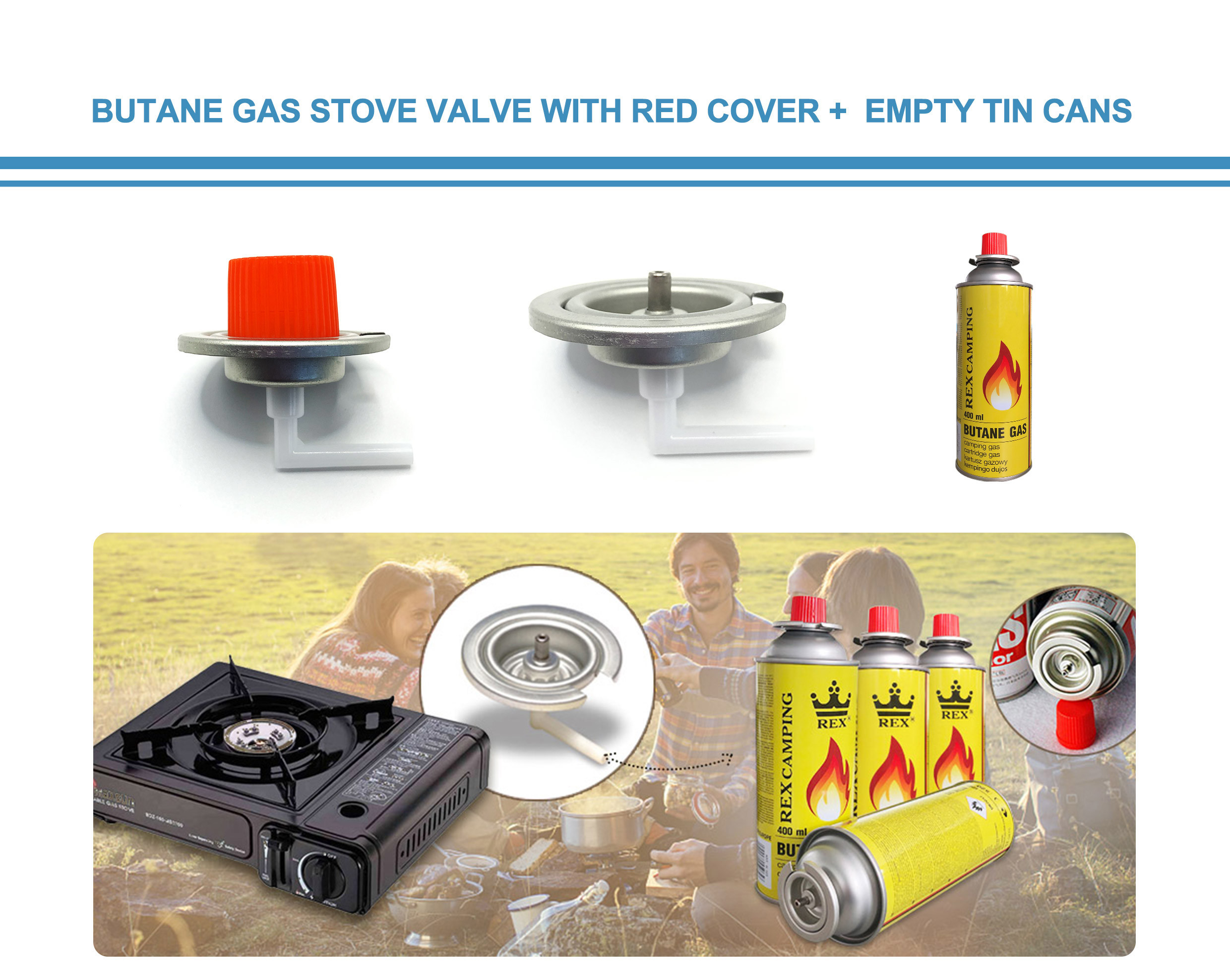High-Precision Butane Gas Valve for Appliances with Leak-Proof Design