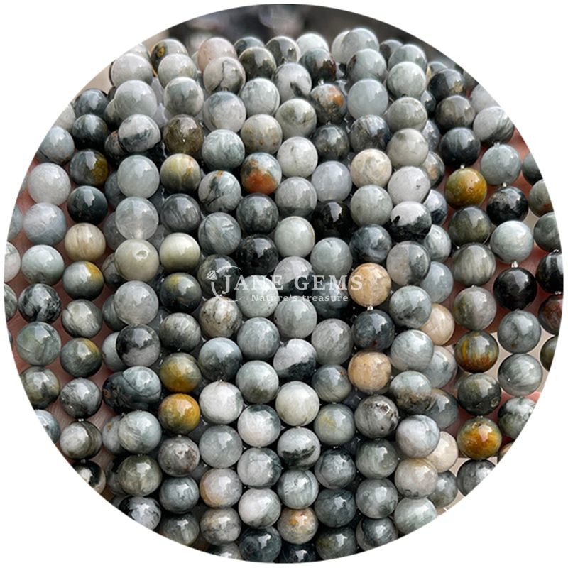 Gender-Neutral Crystal Bead Stone 8mm Tiger Eye Round Beads for Jewelry Making