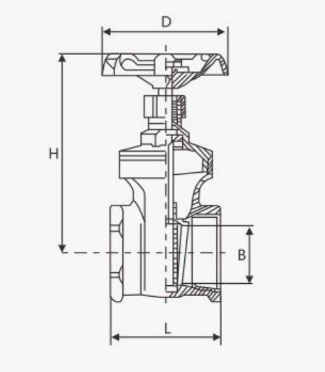 SS304/316 Manual Stainless Steel Gate Valve Hard Sealed