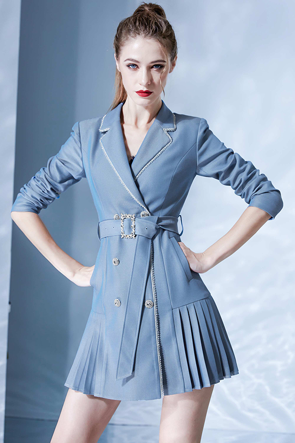 Nonwoven Weaving Method Women's Suits Tuxedo for Business Office in Spring and Autumn