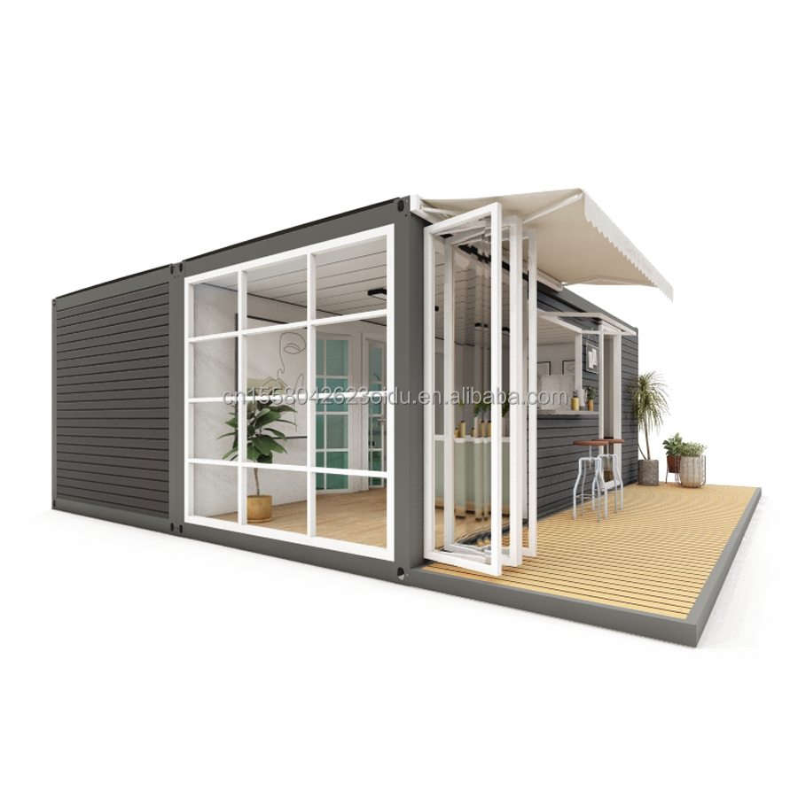Galvanized Steel Square Tubes Main Structure Used for Prefabricated Modular Flat Pack Shipping Container Office Building