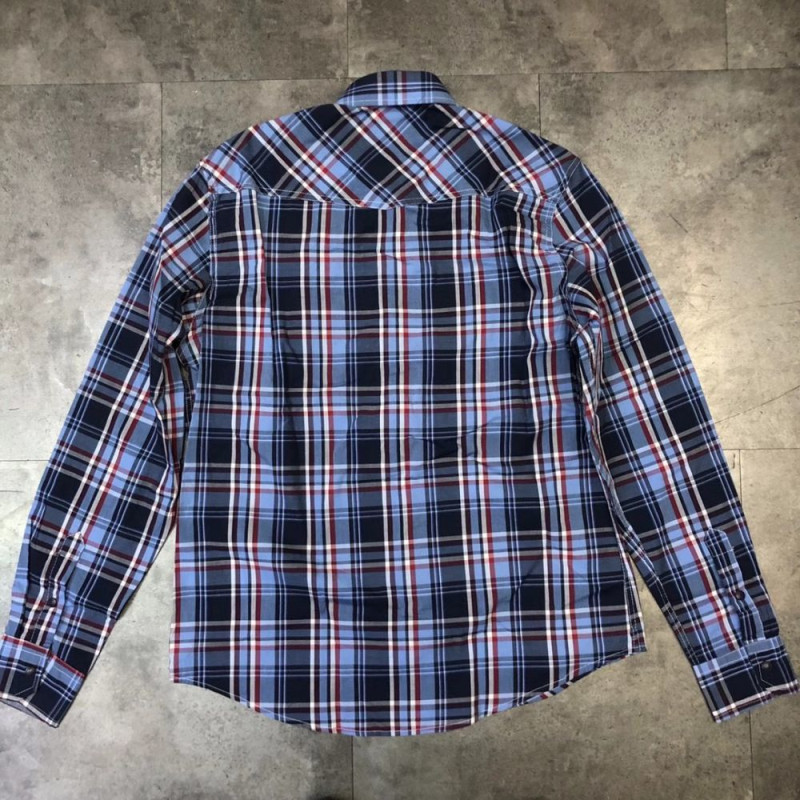 Men'S 8 Color Cotton Plaid Shirts