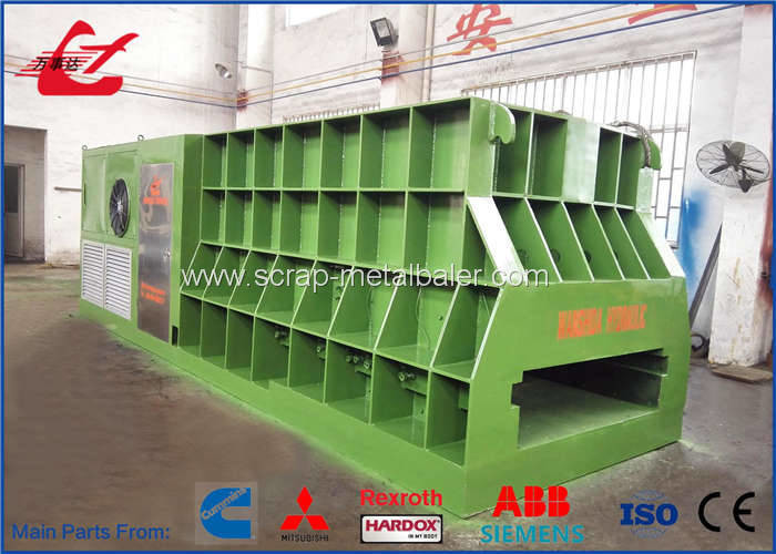WANSHIDA Scrap Metal Shear Horizontal Shear PLC Automatic Control Big Mouth Container Shear