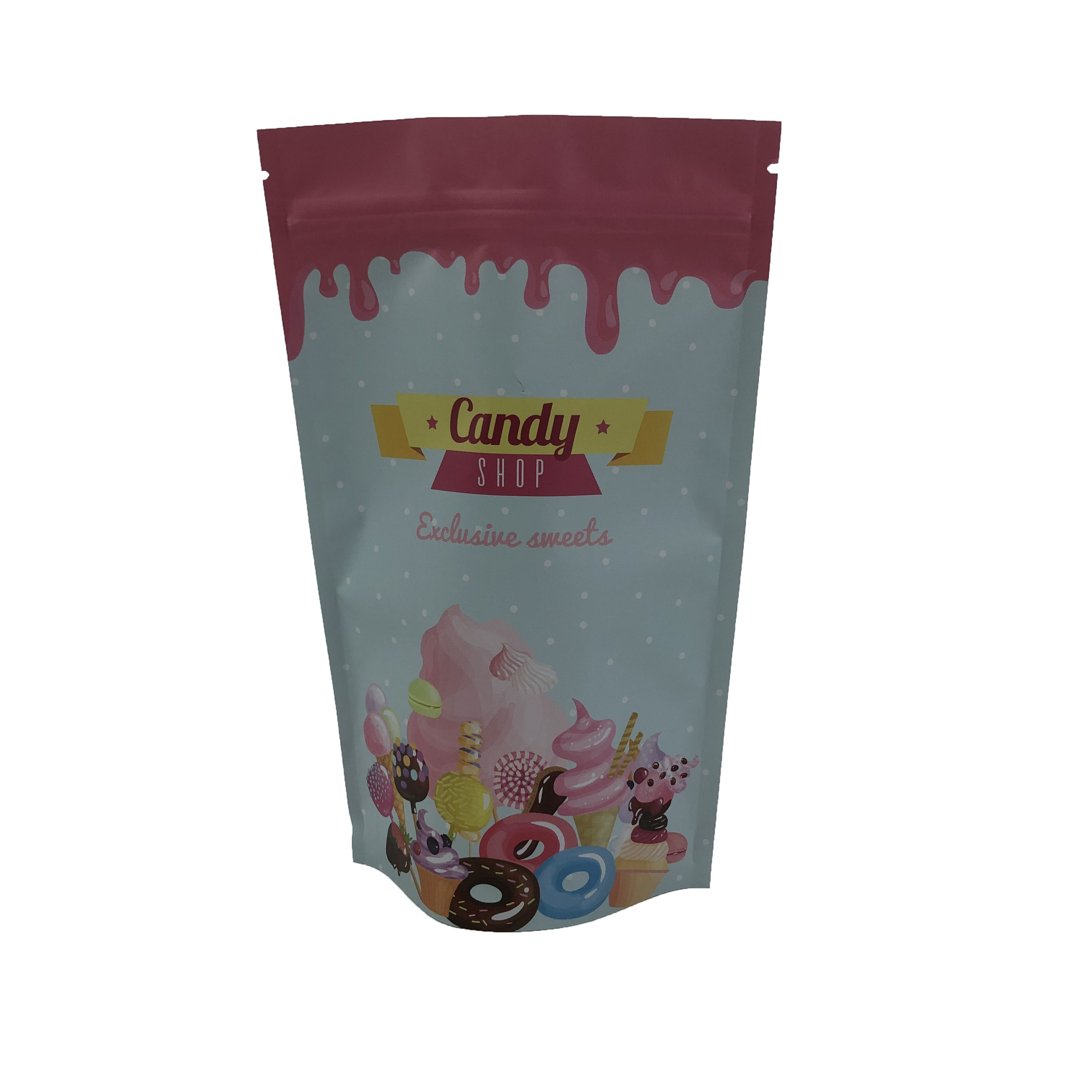 Customized Fashion Pack Plastic Foil Pouch Bag with Smell Proof Function and Custom Logo