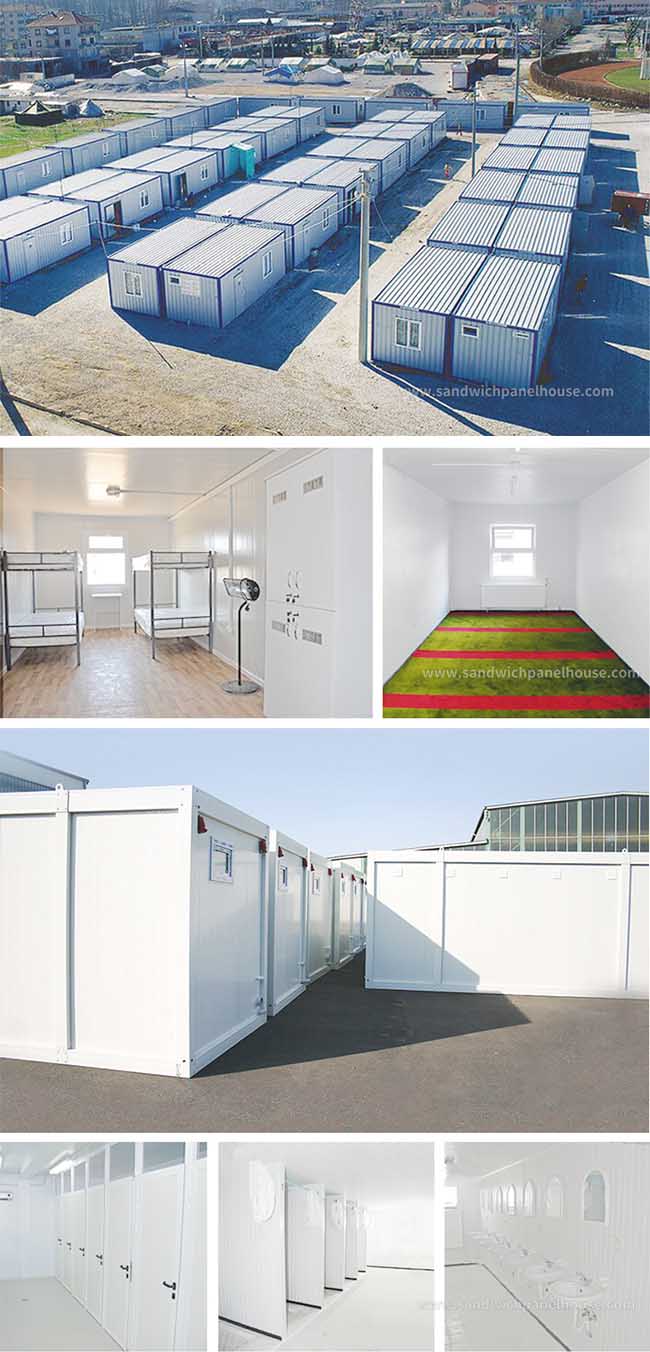Flat Pack Portable Classrooms Sandwich Panel Container House Fire Proof