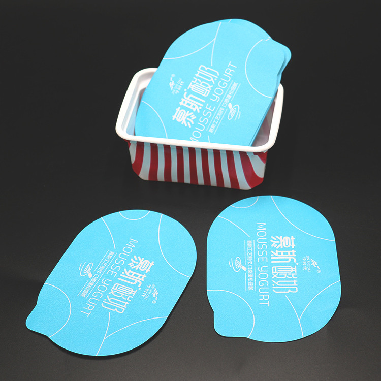 juice cup 84mm Aluminium Foil Sealing Lids VMPET BOPP Pre Cut Lids