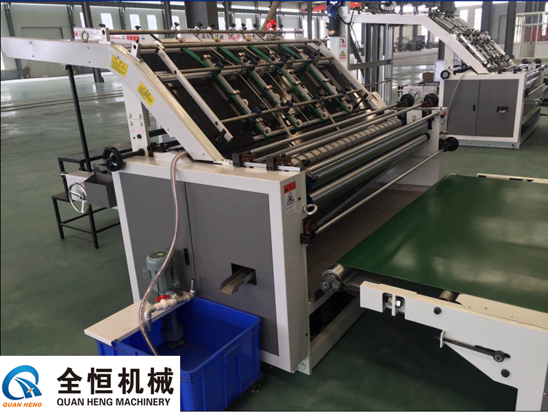 semi automatic flute laminator for corrugated paperboard