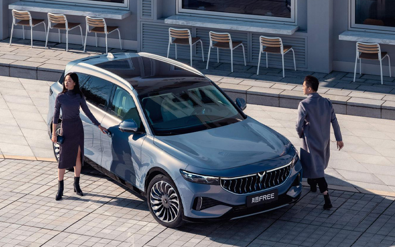 2023 Energy Electric Vehicles Voyah Free 0km Used 4WD Hybrid EV Cars for Adults Max Speed 200km/h Wheelbase 2960mm