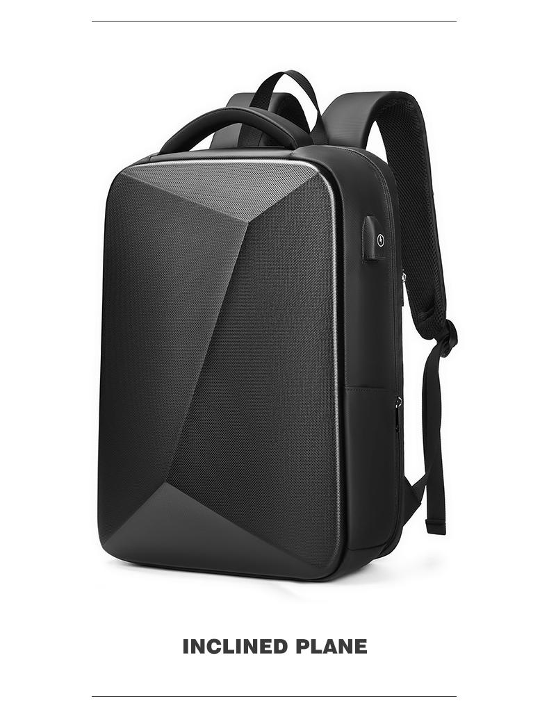 OEM ODM Waterproof Hard Shell Backpack 15.6inch Usb Laptop Backpack