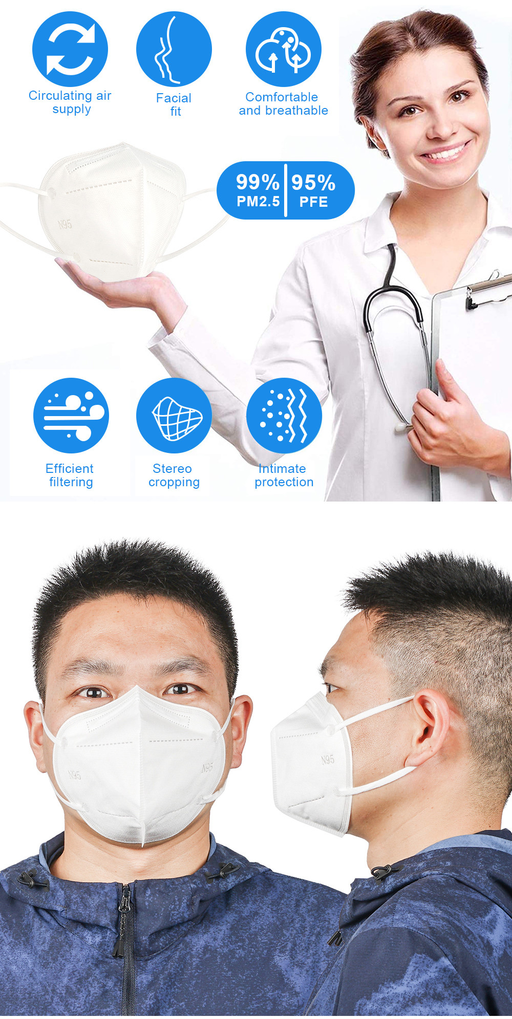 Disposable Protective Face Mouth Masks Unisex Prevent Anti Virus Face Mask Stock N95 Mask, Fast Delivery Mask N95 Mask