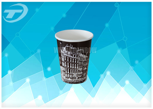 Various Size Double Wall Paper Cups For Hot Drinks Customized Printing