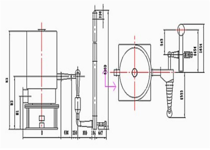 JRF Model Industrial Auxiliary Machine forced hot air furnace 5000kcal/h