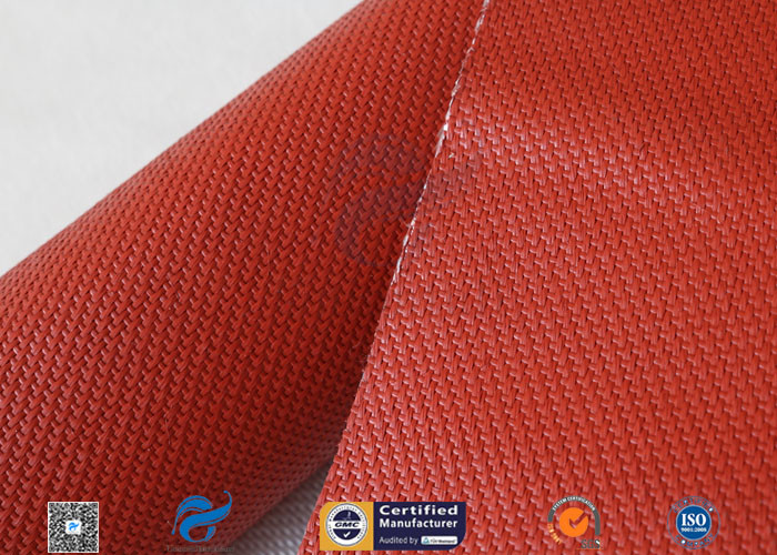0.45mm 470gsm Fiberglass Fabric Fireproof Insulation Material With Silicone Coated