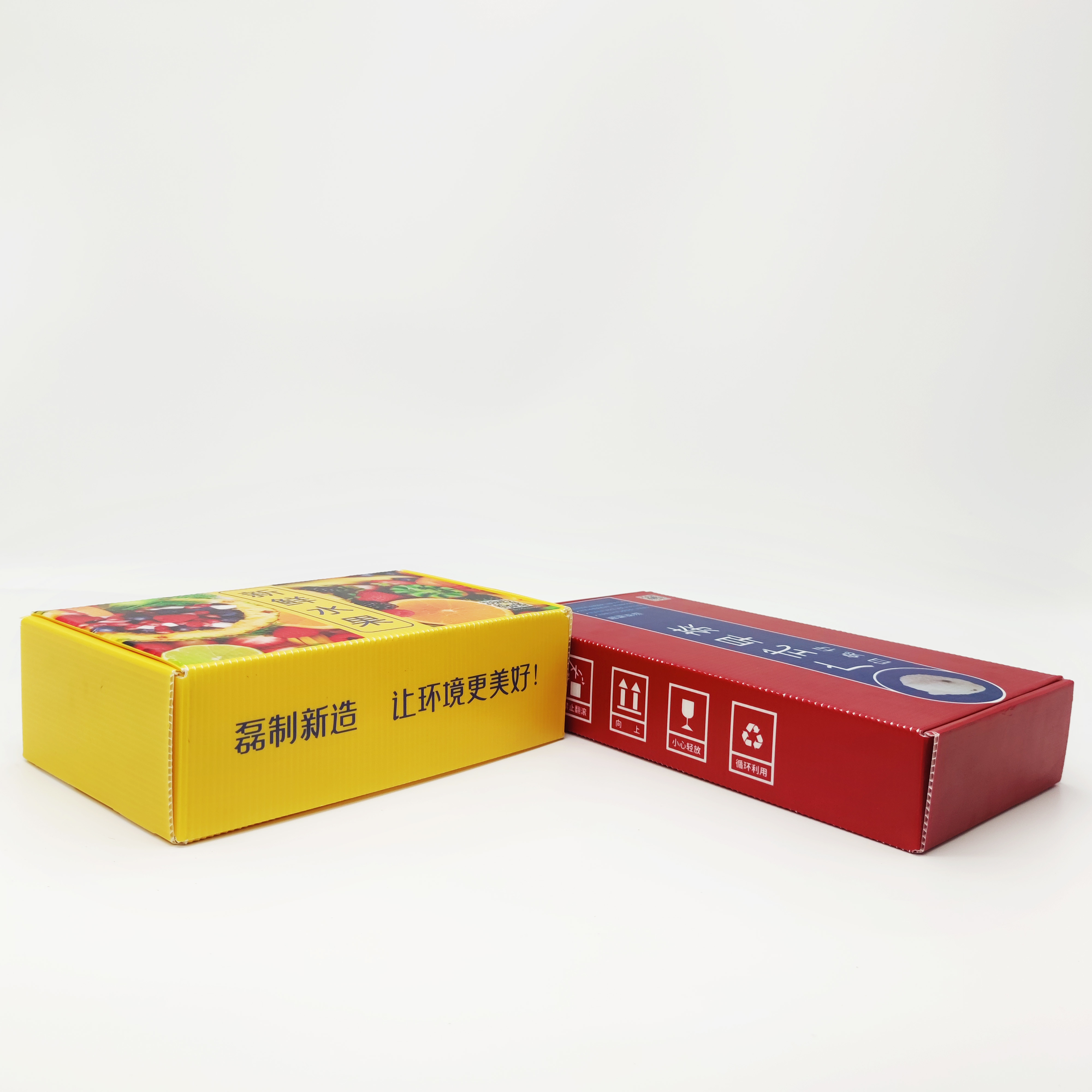 Warehouse Corrugated Fruit Boxes SGS Corrugated Fruit Boxes