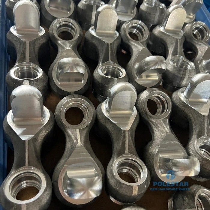 CNC Machined Aluminum Lamp Bracket Custom LED Lighting Metal Connector