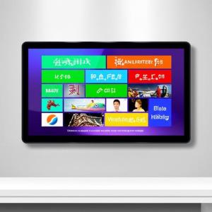 Buy cheap Chinese Language Selection Wall Mounted Advertising Display with Picture Decoding and Playback Capability product