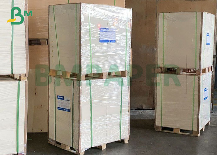 High Bulk Bleached C1S Art Paper 295gsm 325gsm SBS 1 SIDE Board 635 * 965mm