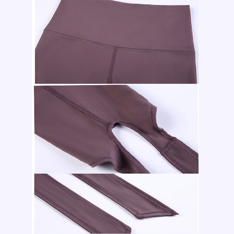 Pro Skin Nylon Women's High Waist Yoga Pants Capri Tummy Control Workout Apparel