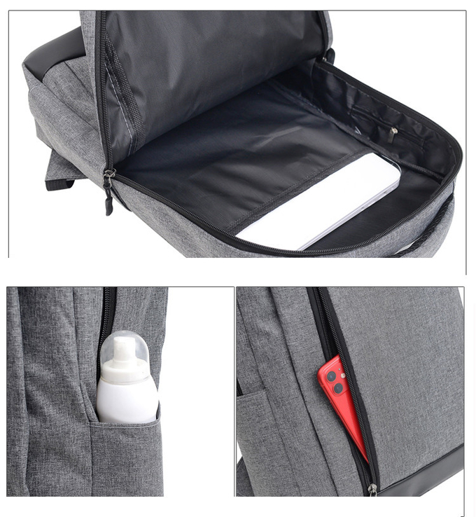 Black ODM Unisex Backpack Sets Business 3 In 1 Laptop Backpack Set School