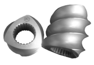 Tube Extruder Machine 92mm OD Extruder Screws And Barrels Metal Color High Self Cleaning Performance Ppr Pipe Extruder