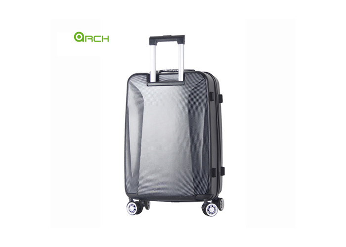 Spacious Smooth Hard Shell Suitcase , Spinner Trolley Luggage