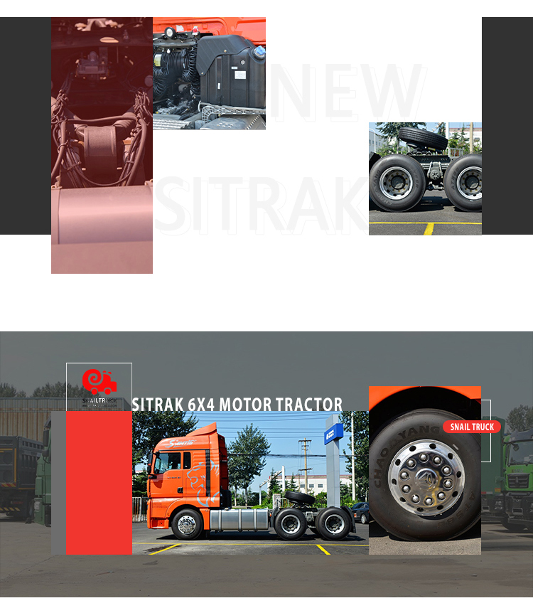 Manual Window National Heavy Duty Truck SITRAK C9H C7h G7 800hp Sitrak Tractor Truck 6X4 4x2 10 AMT Automatic Tractor