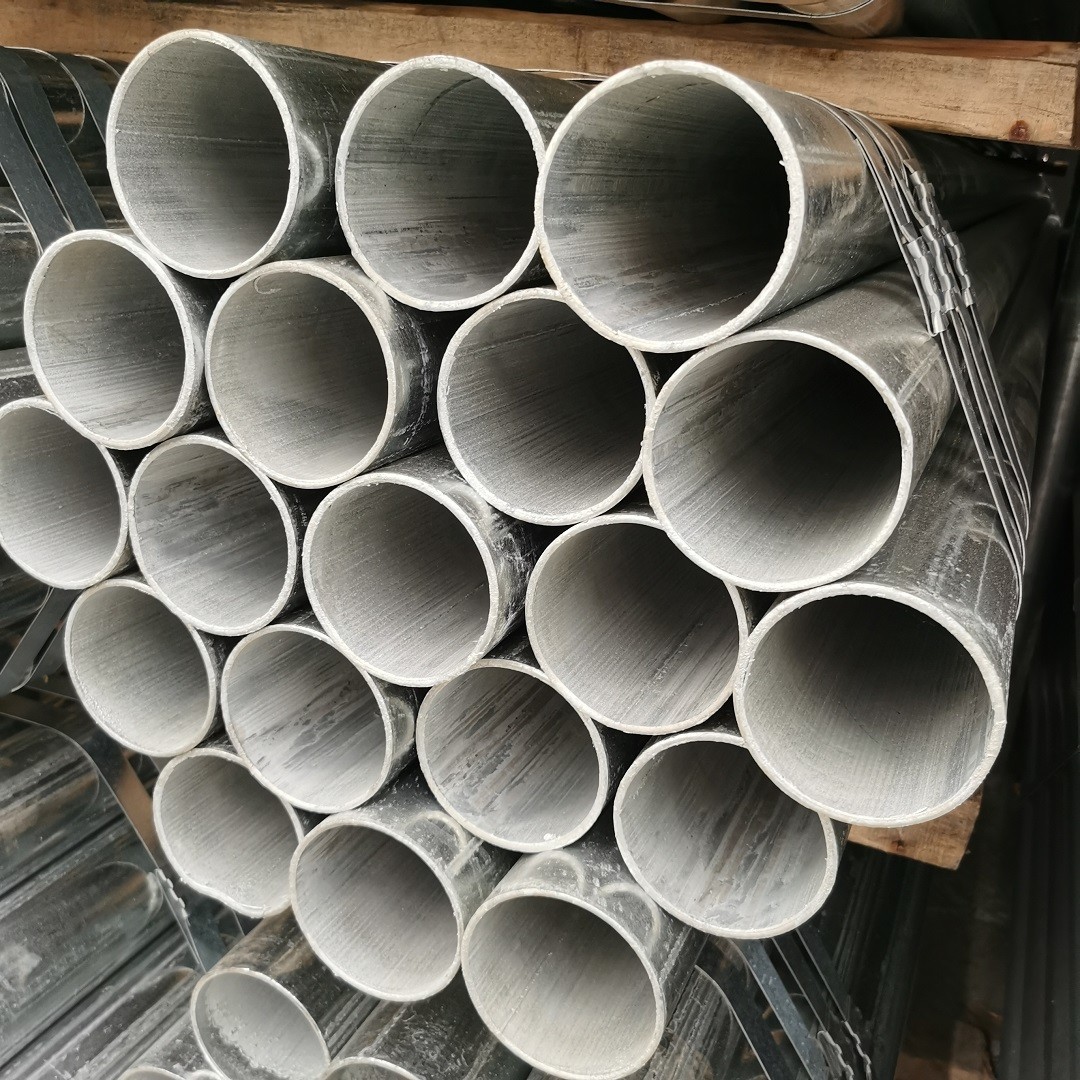 Z40 - Z350 Hot Dipped Galvanized Steel Pipe DN5 - DN200 SCH10S Glavanized Steel Tube