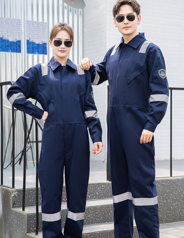 Reflective Anti-Static FR Coveralls 100% Cotton, Shipyard/Sea Port/Steel-Making Welder