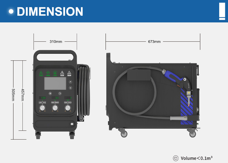 Welding Products Hongmeng 900W 2000W 1500W Portable Air Cooling Laser Welding Machine for Aluminum Alloy Stainless Steel