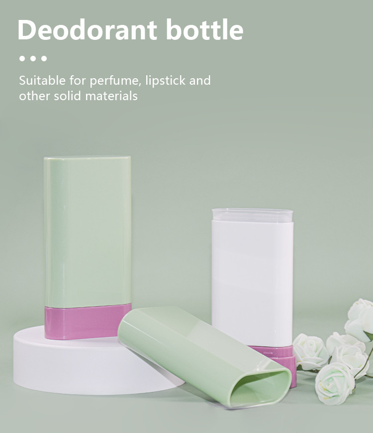 Top/Bottom Filling 20g PP PCR Bottom Rotation Sunscreen Stick Deodorant Packaging Container
