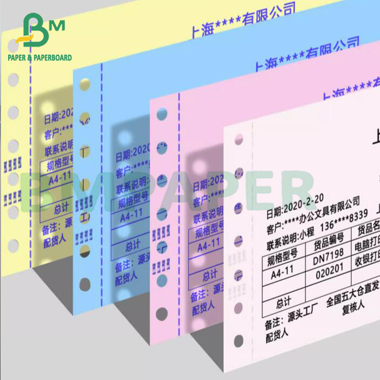 Carbonless Copy Paper 50g 55g 60g CB CF CFB NCR Paper FOR Invoices