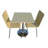 Buy cheap fiberglass FRP dining table and chair from wholesalers