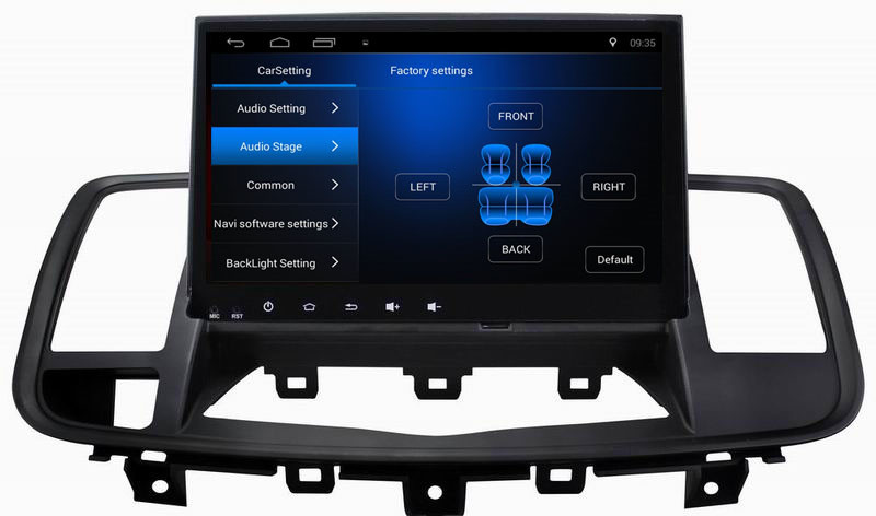 Ouchuangbo car gps media kit stereo android 8.1 for Nissan Teana 2009 support USB SWC wifi WIFI video