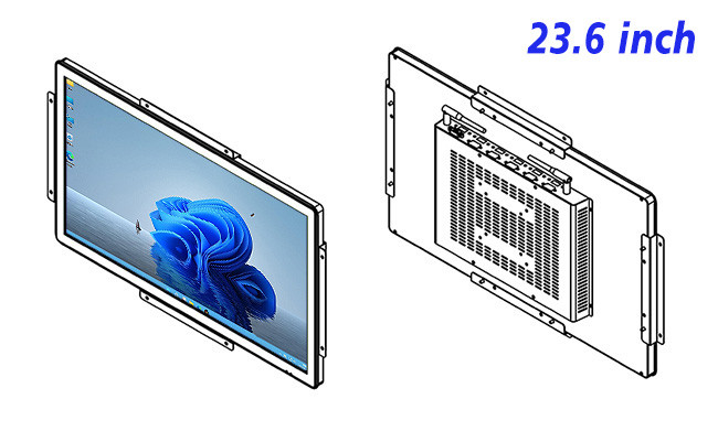 23.6-Inch Windows Vision Panel for Energy Infrastructure, Factory Systems, Security Displays, and Smart Home Control Hubs