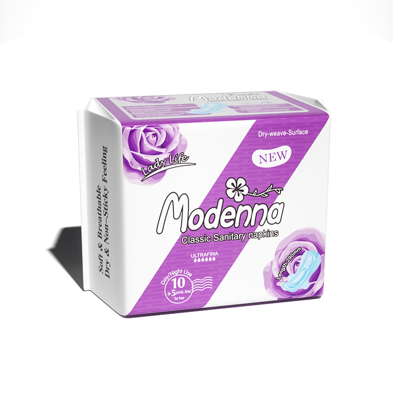 Private Label Ultra Soft Daily 290mm Women Pads Disposable Sanitary Napkins