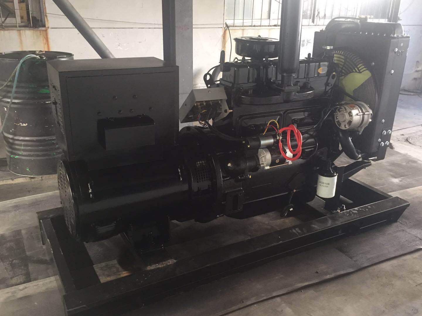 ISO9001 Certified 30KW Diesel Generator Set with Weifang Series and Portable Air Filter